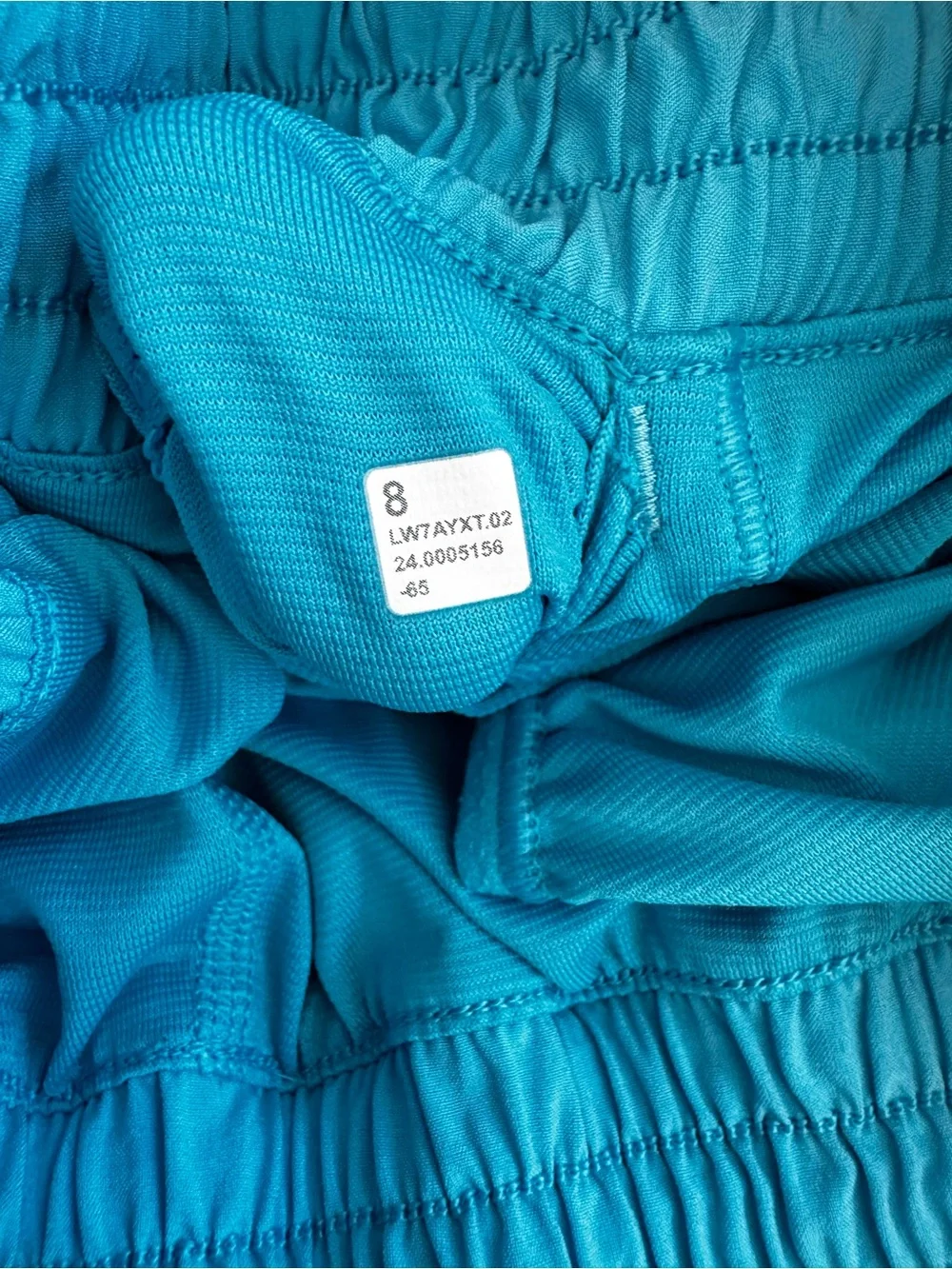 Lululemon Hotty-Hot High-Rise Lined Shorts 4” Bright Turquoise Blue
